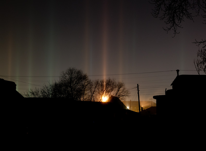 light pillars light pillars